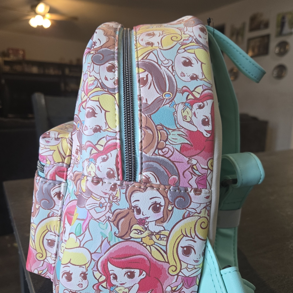 Loungefly Disney Princess Kids Backpack - Pink and Yellow - Picture 2 of 6